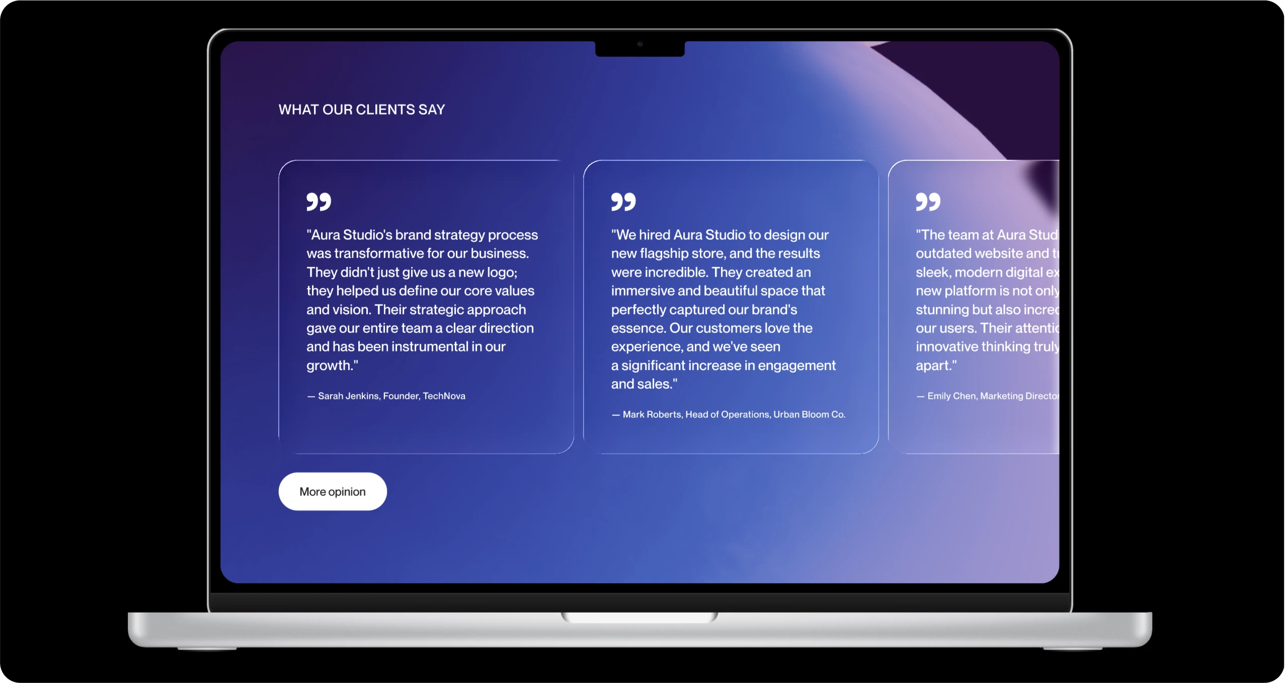 AURA Studio - UI Components
