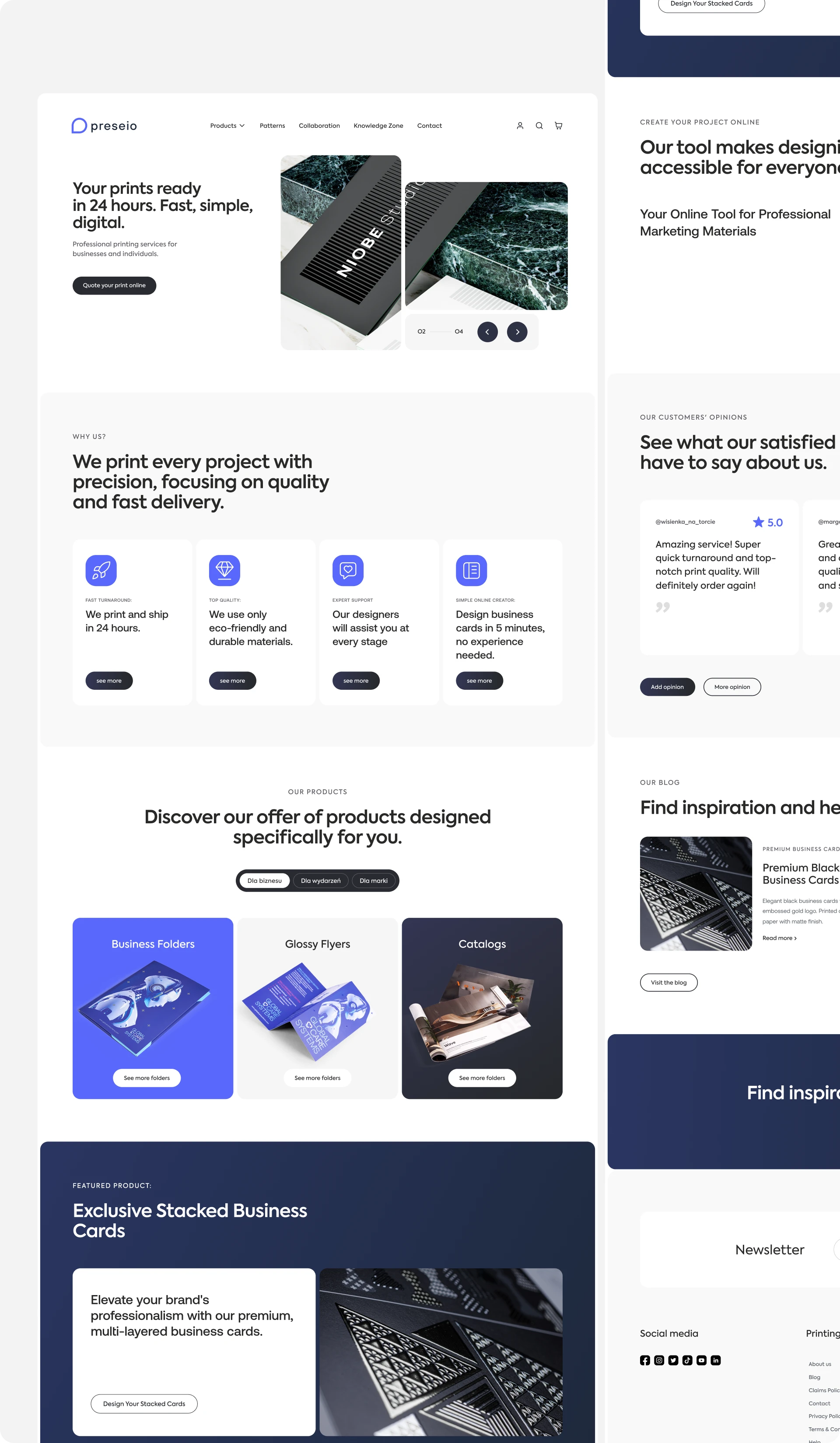 Preseiro - Product Pages