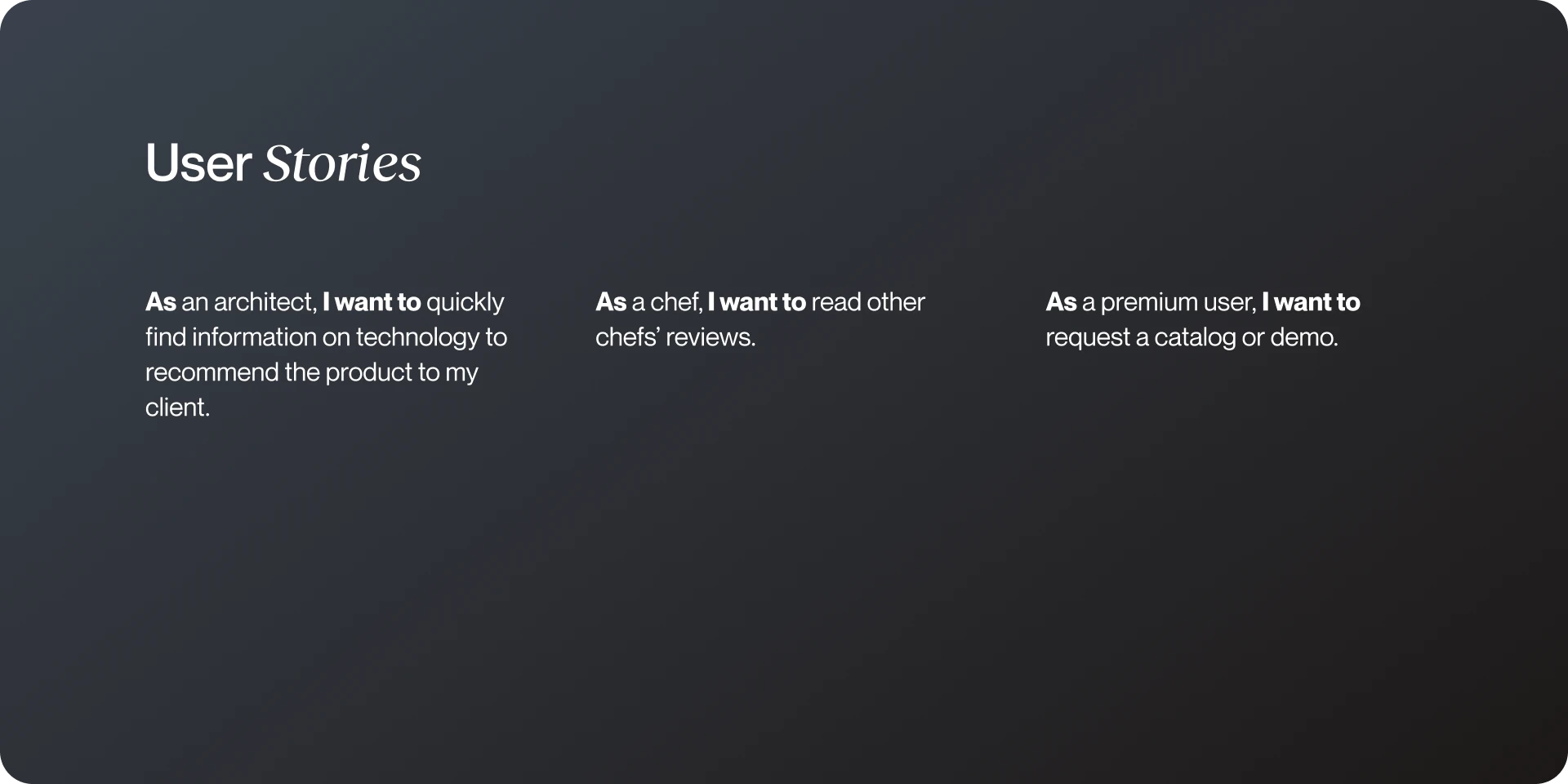 Sirius - UX Research User Journey