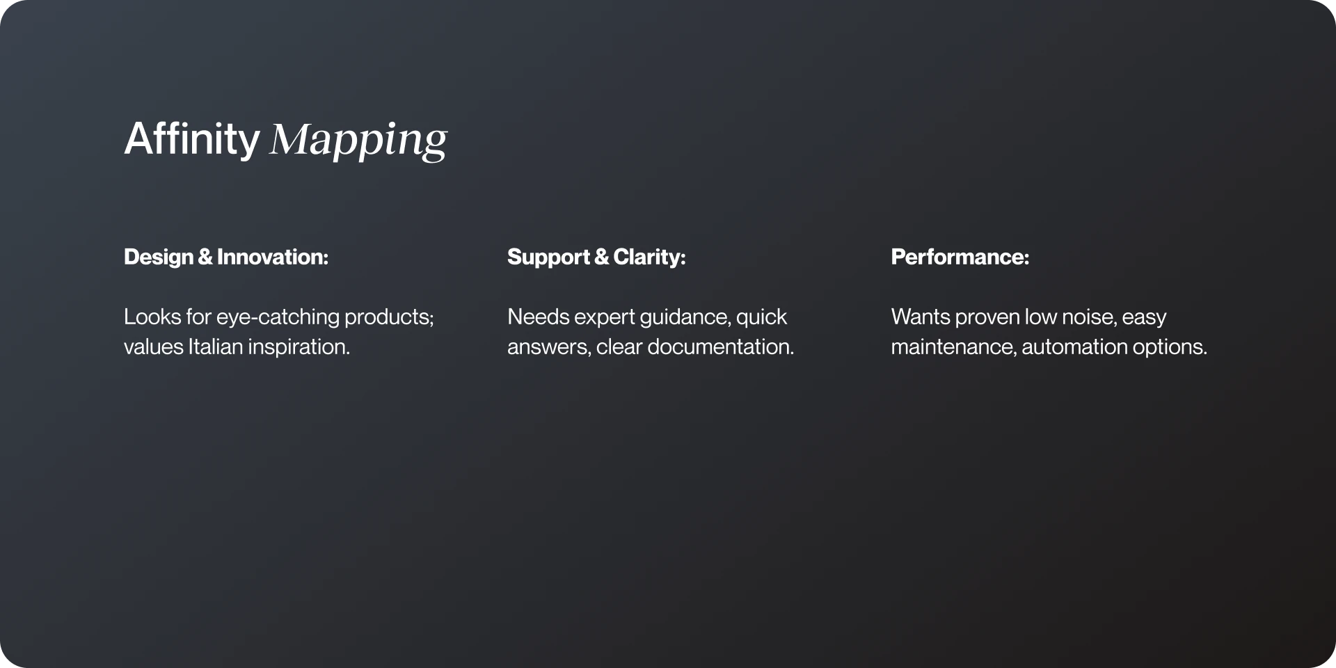 Sirius - UX Research User Testing