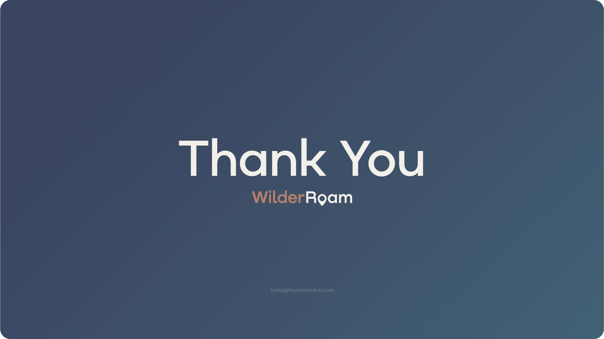 Wilder Roam - UX Research